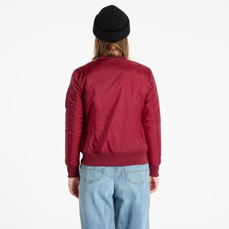 Urban Classics Ladies Basic Bomber Jacket Wine