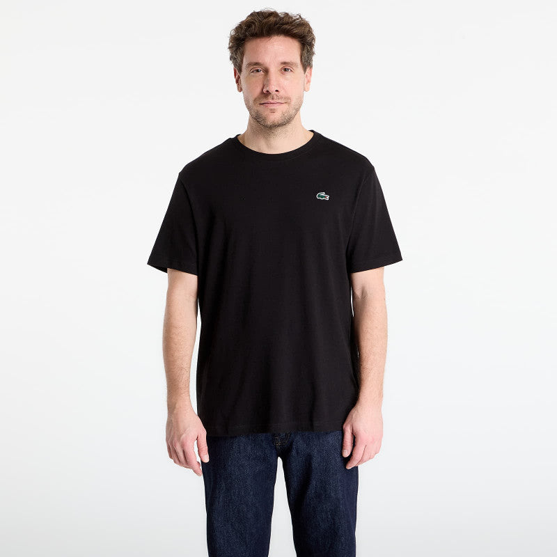 LACOSTE Tee-Shirt Black/ Lamb'S Lettuce