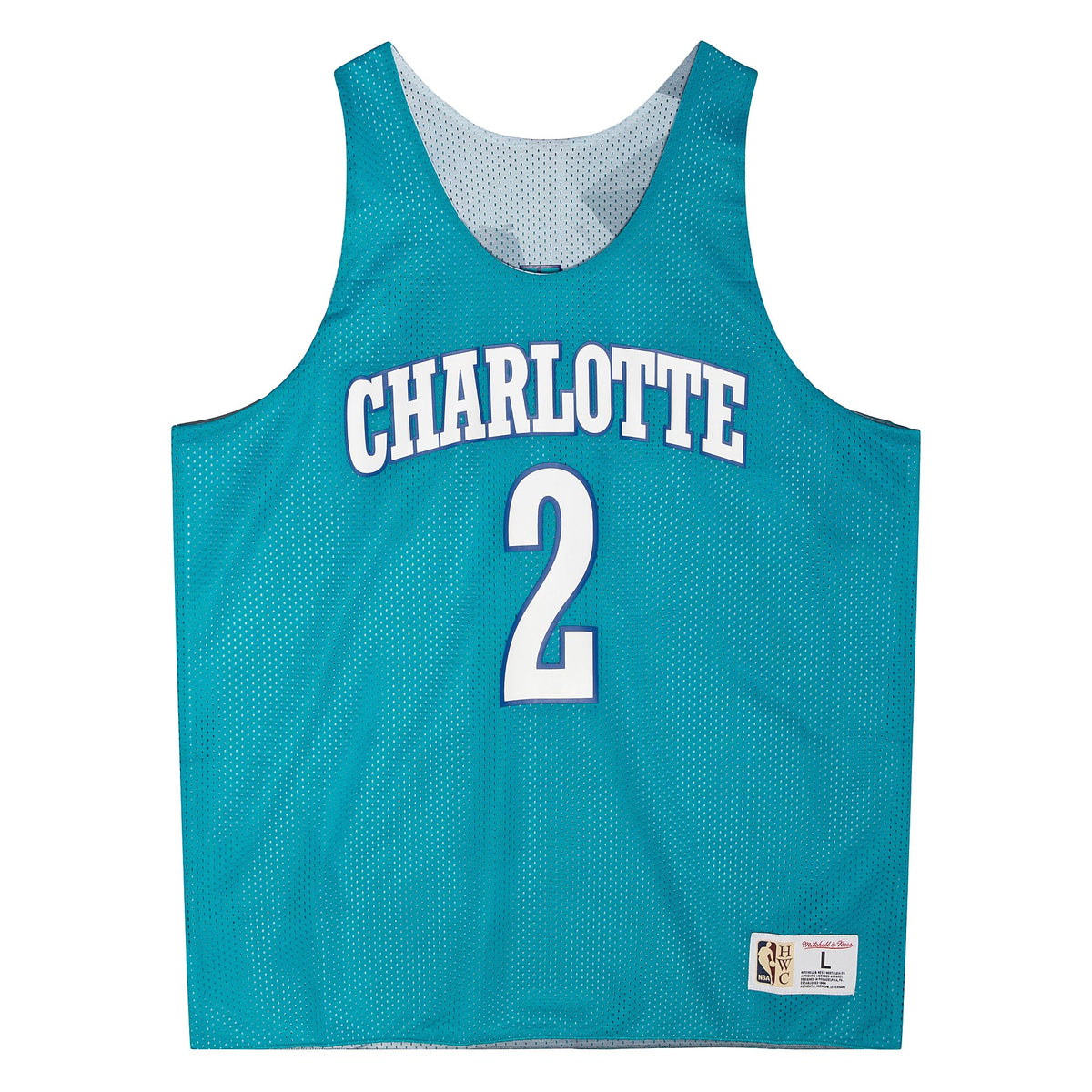 Mitchell & Ness NBA Reversible Tank Update Charlotte Hornets Larry Johnson