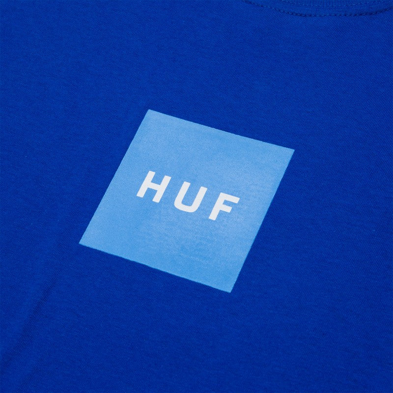 HUF Essentials Box Logo T-Shirt Deep Marine