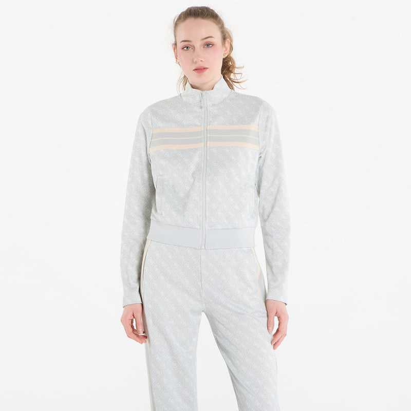 GUESS 4G Jacquard Full Zip Sweatshirt Elegant Jacquard