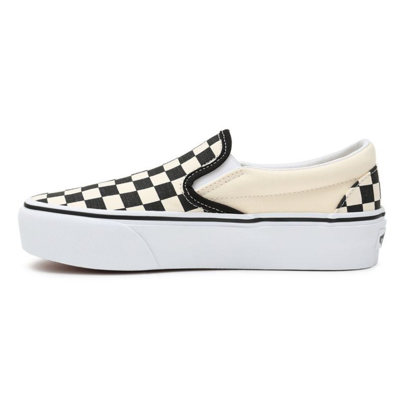 Vans UA Classic Slip-On Platform Checkerboard