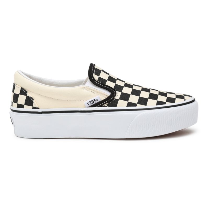 Vans UA Classic Slip-On Platform Checkerboard
