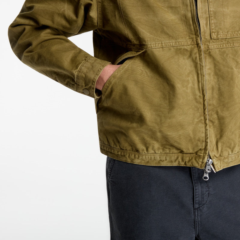 Vans Nico Chore Canvas Jacket Olive Brown