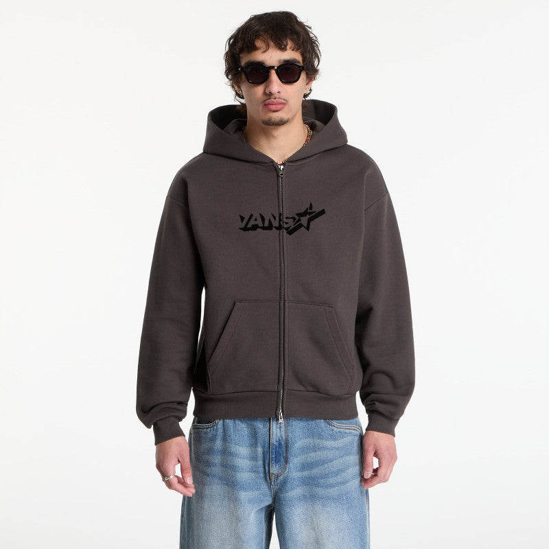 Vans Y2K Star Full Zip Faded Black