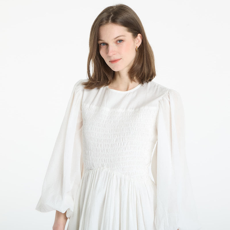 Sukienka AllSaints Chia Dress White