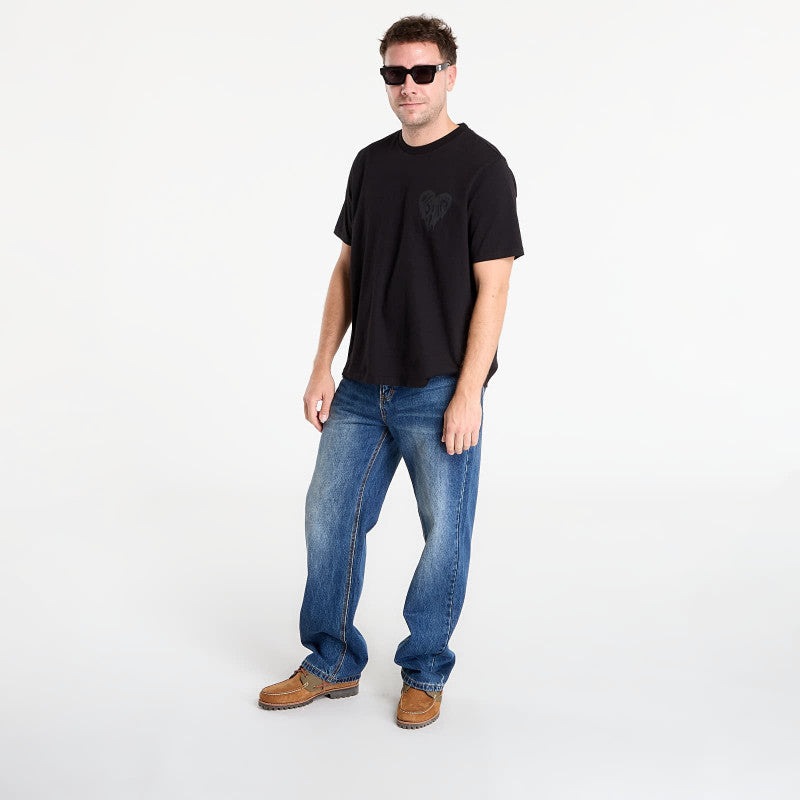 AllSaints Poster Graphic Boyfriend T-Shirt Black