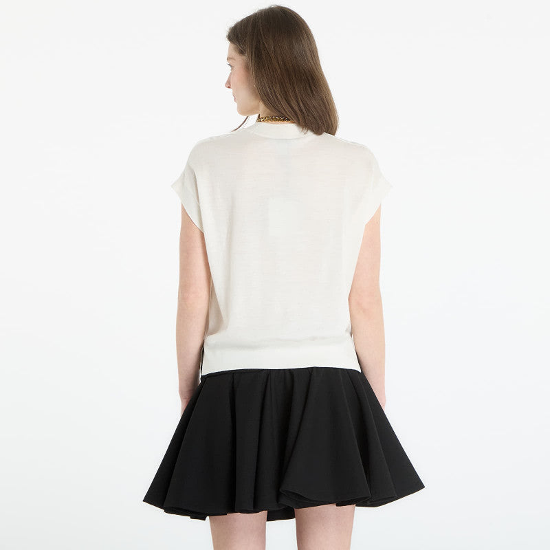 AllSaints Terra Knit Tee Chalk White
