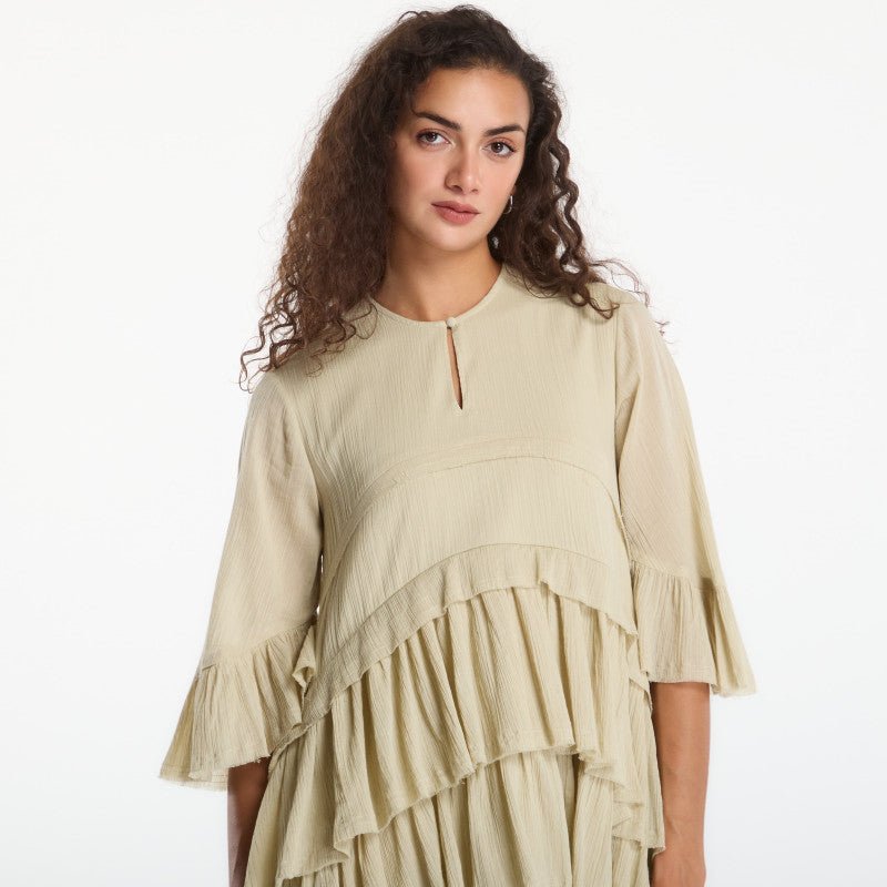 Sukienka AllSaints Cavarly Ssmaxi Dress Haze Green