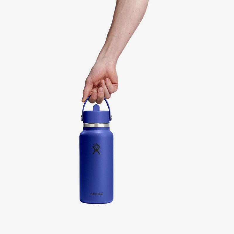 Hydro Flask 946 ml Wide Flex Straw Cap Capri Blue 946
