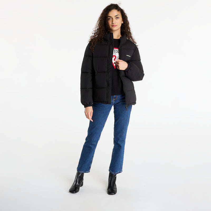Guess Jeans Reg Lenght Puffer Black