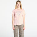 GUESS Ss Cn Krystal Triangle Tee Pink