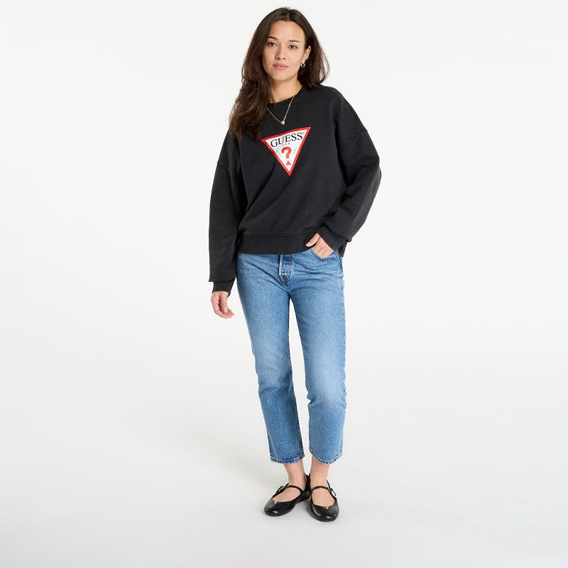 Guess Jeans Cn Os Iconic Tria Washed Black