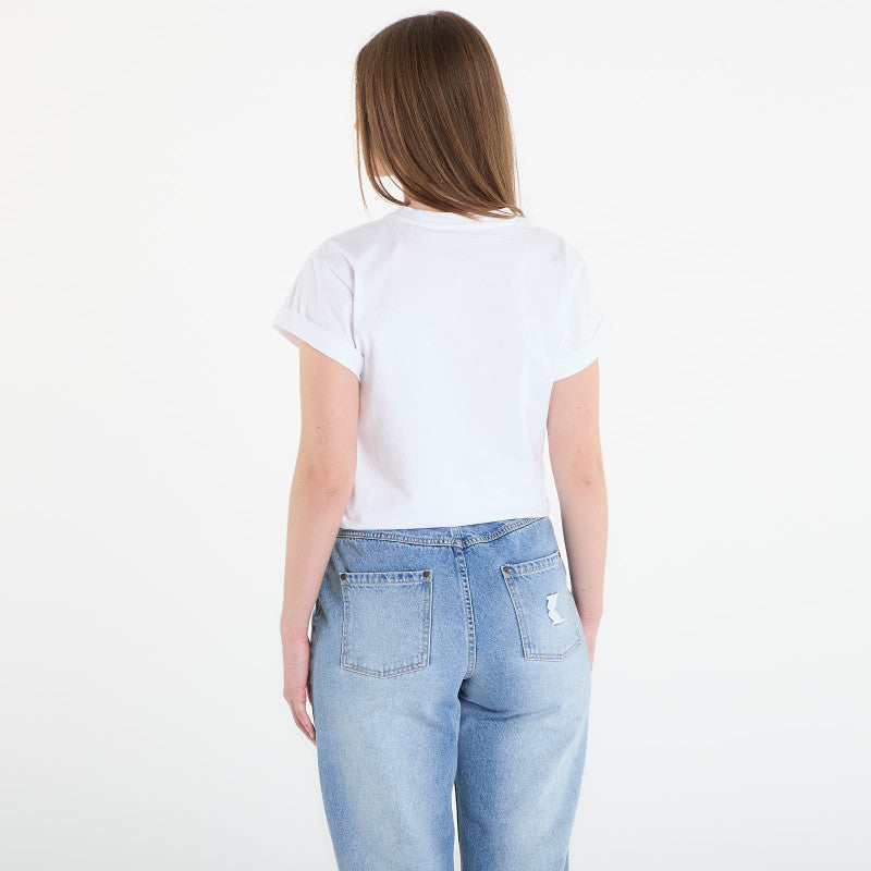 Guess Jeans Ss Cn La Stars Tee Pure White