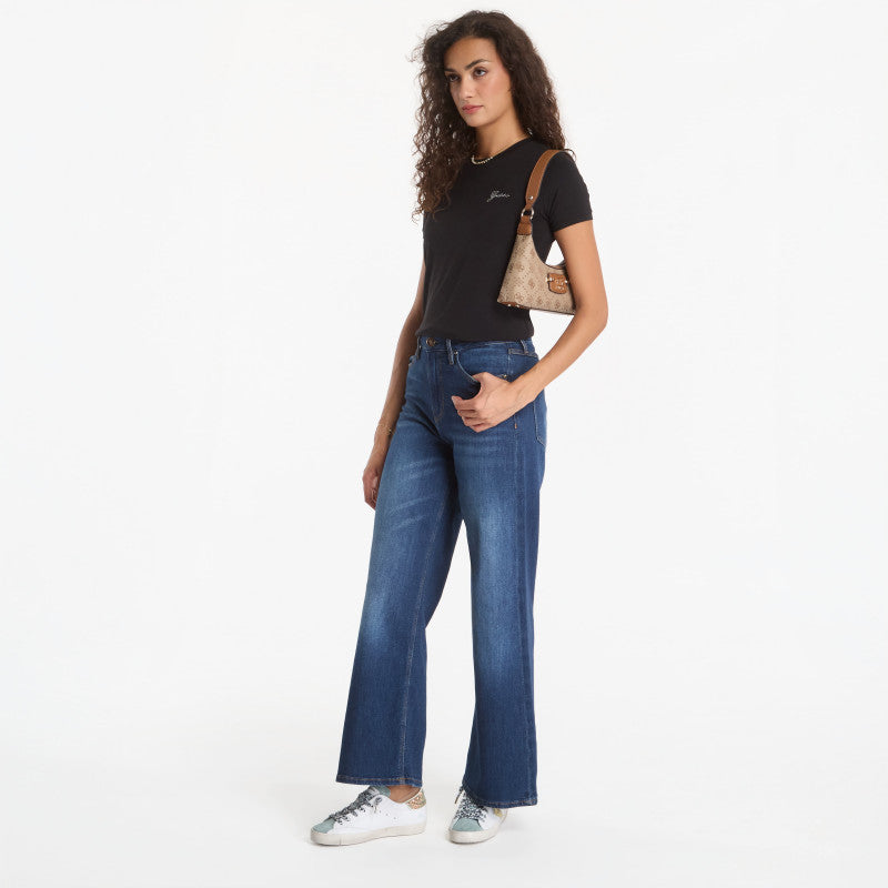 Jeansy GUESS Bellflower Jeans Black