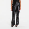 GUESS Zanita Perefct Pants Pu Jet Black