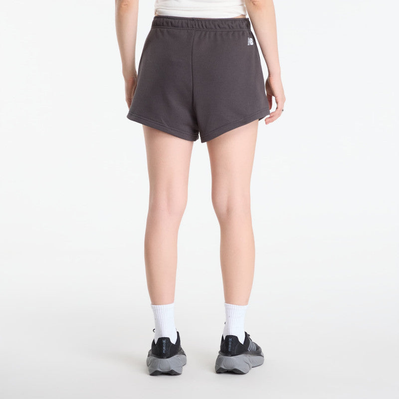 New Balance Trackside French Terry Short Black Cement