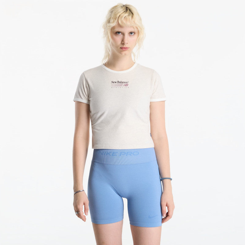 New Balance Trackside Ringer T-Shirt Linen Heather