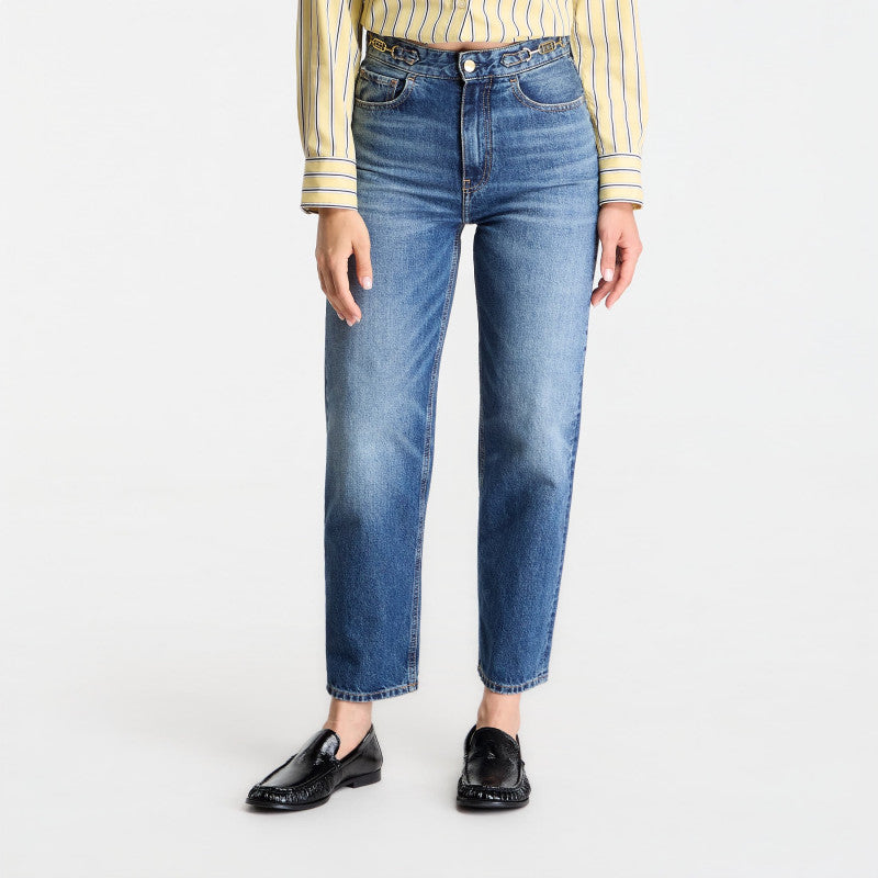 Jeansy Tommy Hilfiger Tapered Cam Hw Ankle Jeans Cam Mid